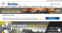 Desktop Screenshot of greatlakeschevrolet.com